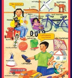 Dakota Language Toys Poster