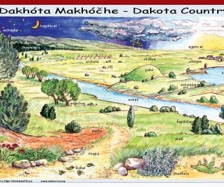 Dakota Language Countryside Poster