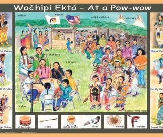 Dakota Language Powwow Poster